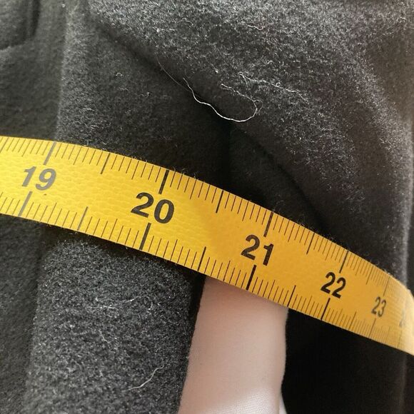 Calvin‎ Klein Women’s Black Wool Blend Coat Size 4 Minimalist Old Money Career - Picture 4 of 13
